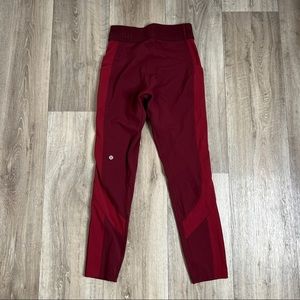 Lululemon Box It Out Tight Leggings Red Size 6